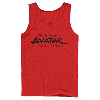 Men's Avatar The Last Airbender Painted Show Ideograph Logo Tank Top