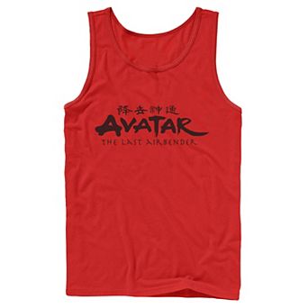 Men's Avatar The Last Airbender Painted Show Ideograph Logo Tank Top