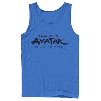 Men's Avatar The Last Airbender Painted Show Ideograph Logo Tank Top