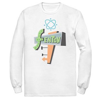 Mens Nickelodeon Danny Phantom Fenton Science Logo Tee