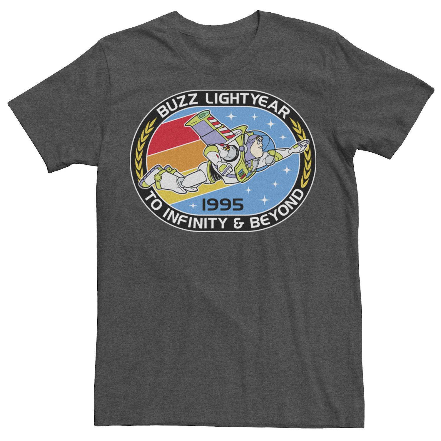 Image for Disney / Pixar Men's Toy Story Buzz Lightyear Badge Graphic Tee at Kohl's.