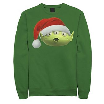 Men's Disney / Pixar Toy Story Green Alien Santa Hat Portrait Fleece