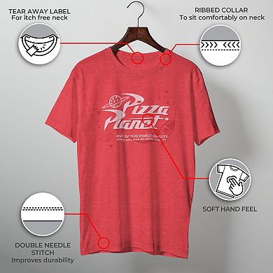 Disney / Pixar's Toy Story Men's Vintage Pizza Planet Logo Tee