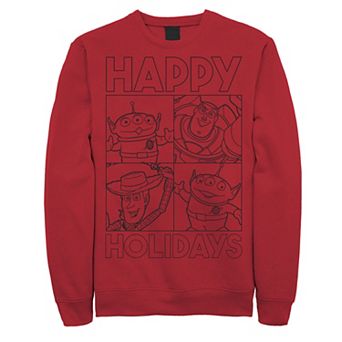 Disney / Pixar's Toy Story Men's "Happy Holidays" Christmas Sweatshirt
