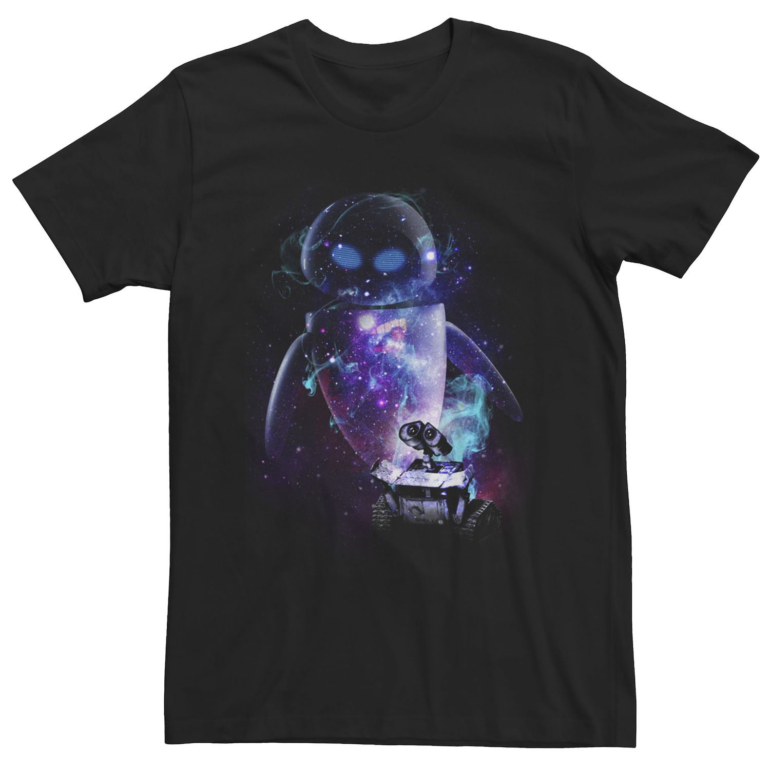 Image for Disney / Pixar Men's WALL-E & Eve Galaxy Poster Tee at Kohl's.
