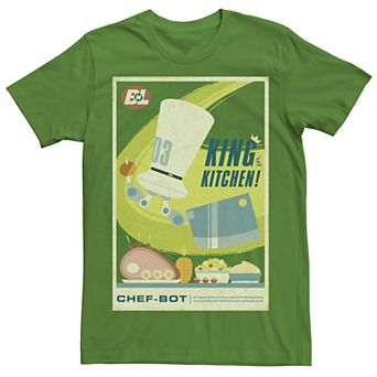 Men's Disney / Pixar Wall-E Chef-Bot Poster Tee