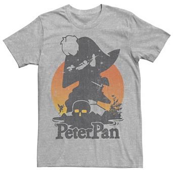 Men's Disney's Peter Pan Fly to Neverland Hook Silhouette Tee