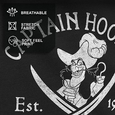 Disney's Peter Pan Captain Hook Men's Pirate Crew Graphic Tee
