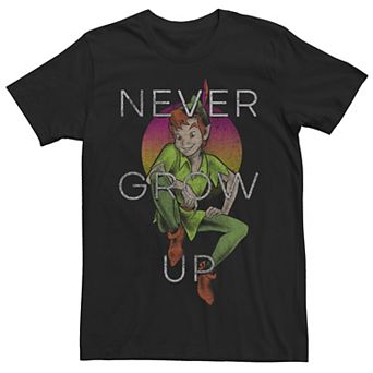 Men's Disney's Peter Pan Never Grow Up Tee
