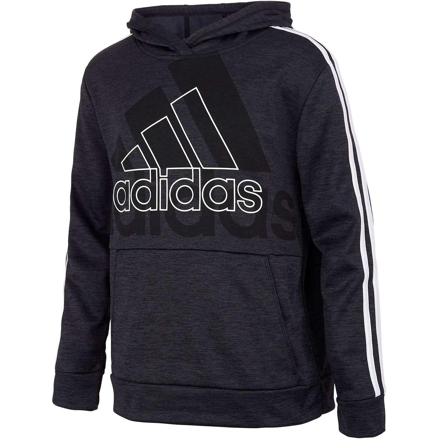 boys black adidas hoodie