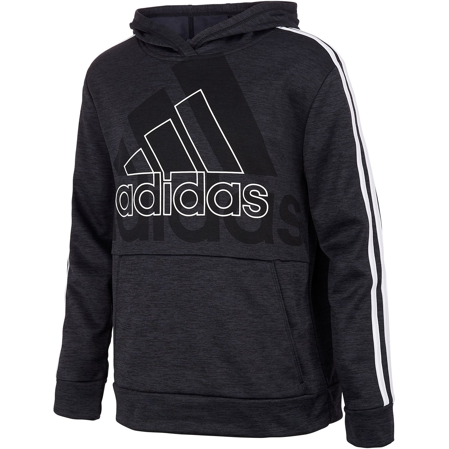 boys grey adidas hoodie
