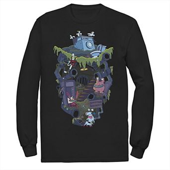 Men's Nickelodeon Aaahh!!! Real Monsters Underground Academy Long Sleeve Tee