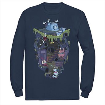 Men's Nickelodeon Aaahh!!! Real Monsters Underground Academy Long Sleeve Tee