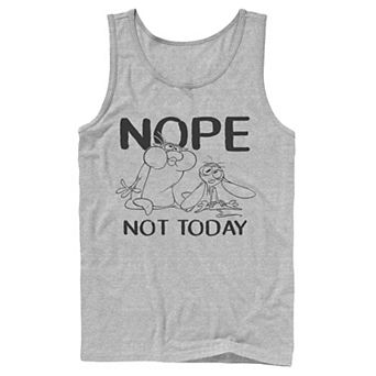 Men's Nickelodeon Ren And Stimpy Nope Not Today Sketch Tank Top