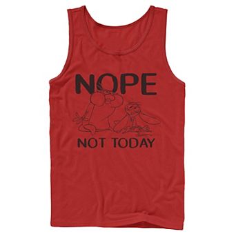 Men's Nickelodeon Ren And Stimpy Nope Not Today Sketch Tank Top