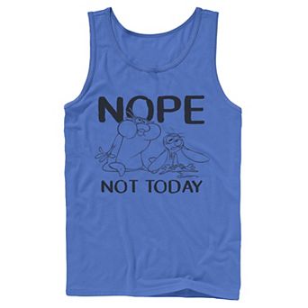 Men's Nickelodeon Ren And Stimpy Nope Not Today Sketch Tank Top