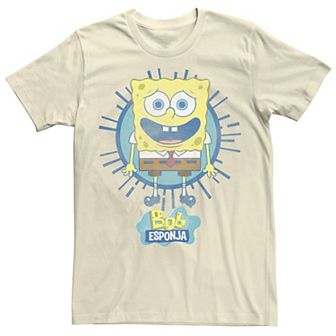 Men's Nickelodeon SpongeBob SquarePants Rays Spanish Tee
