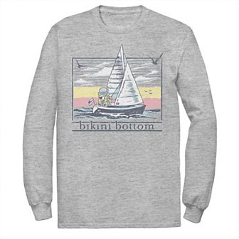 Men's SpongBob SquarePants Sail Ship Poster Tee