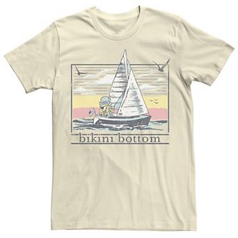 Men's Nickelodeon SpongBob SquarePants Sail Ship Tee
