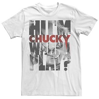 Men's Child's Play Hi I'm Chucky Wanna Play Tee