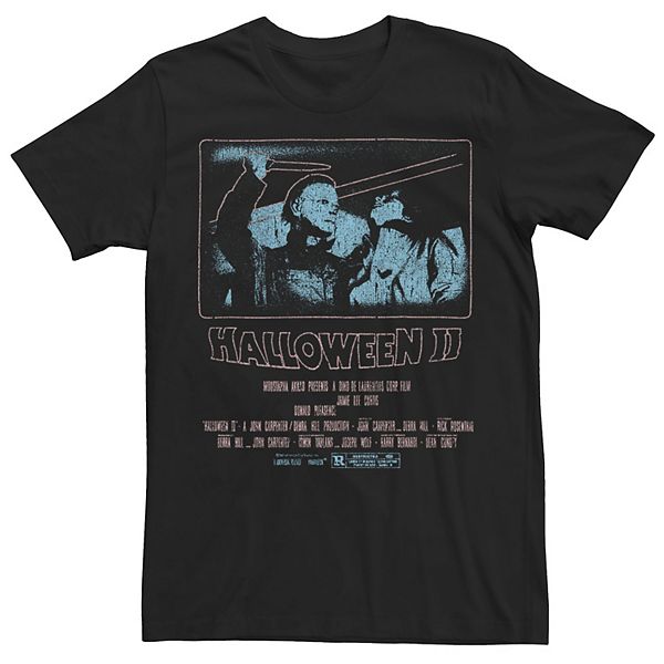 Men's Halloween 2 Neon Movie Poster Tee