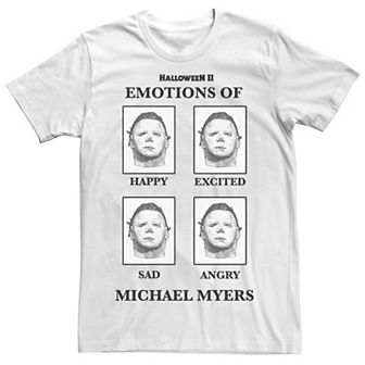 Men's Halloween 2 Emotions Of Michael Myers Tee
