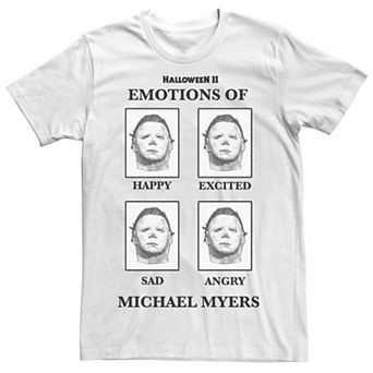 Men's Halloween 2 Emotions Of Michael Myers Tee