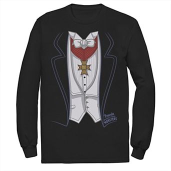Men's Universal Monsters Dracula Costume Long Sleeve Tee
