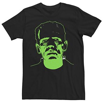 Men's Universal Monsters Frankenstein Neon Face Tee