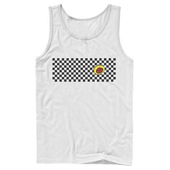 Men's Nickelodeon All That Left Chest Logo Paneled Checkers Graphic Tank Top