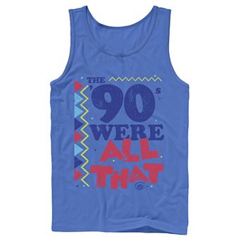 Men's Nickelodeon All That The Nineties Were Retro Poster Graphic Tank Top