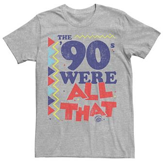 Men's Nickelodeon All That The Nineties Were Retro Poster Graphic Tee