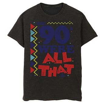 Men's Nickelodeon All That The Nineties Were Retro Poster Graphic Tee