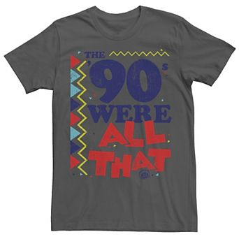 Men's Nickelodeon All That The Nineties Were Retro Poster Graphic Tee