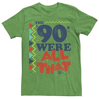 Men's Nickelodeon All That The Nineties Were Retro Poster Graphic Tee