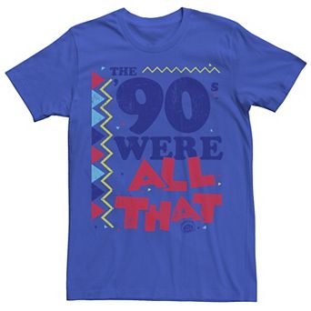 Men's Nickelodeon All That The Nineties Were Retro Poster Graphic Tee