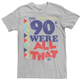 Men's Nickelodeon All That The Nineties Were Retro Poster Graphic Tee