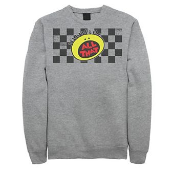 Men's Nickelodeon All That Checkered Logo Panel Graphic Hoodie