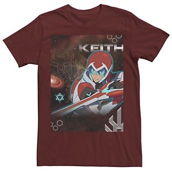 Men's Voltron Keith Portrait Poster Graphic Tee