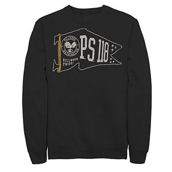 Men's Nickelodeon Hey Arnold PS 118 Waving Pennant Graphic Fleece Pullover