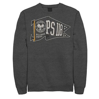 Men's Nickelodeon Hey Arnold PS 118 Waving Pennant Graphic Fleece Pullover