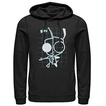 Men's Nickelodeon Invader Zim X-Ray Schematic GIR Graphic Hoodie