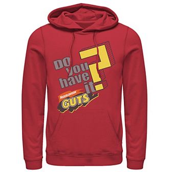 Men's Nickelodeon Guts Do You Have It Vintage Question Logo Graphic Hoodie