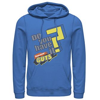 Men's Nickelodeon Guts Do You Have It Vintage Question Logo Graphic Hoodie