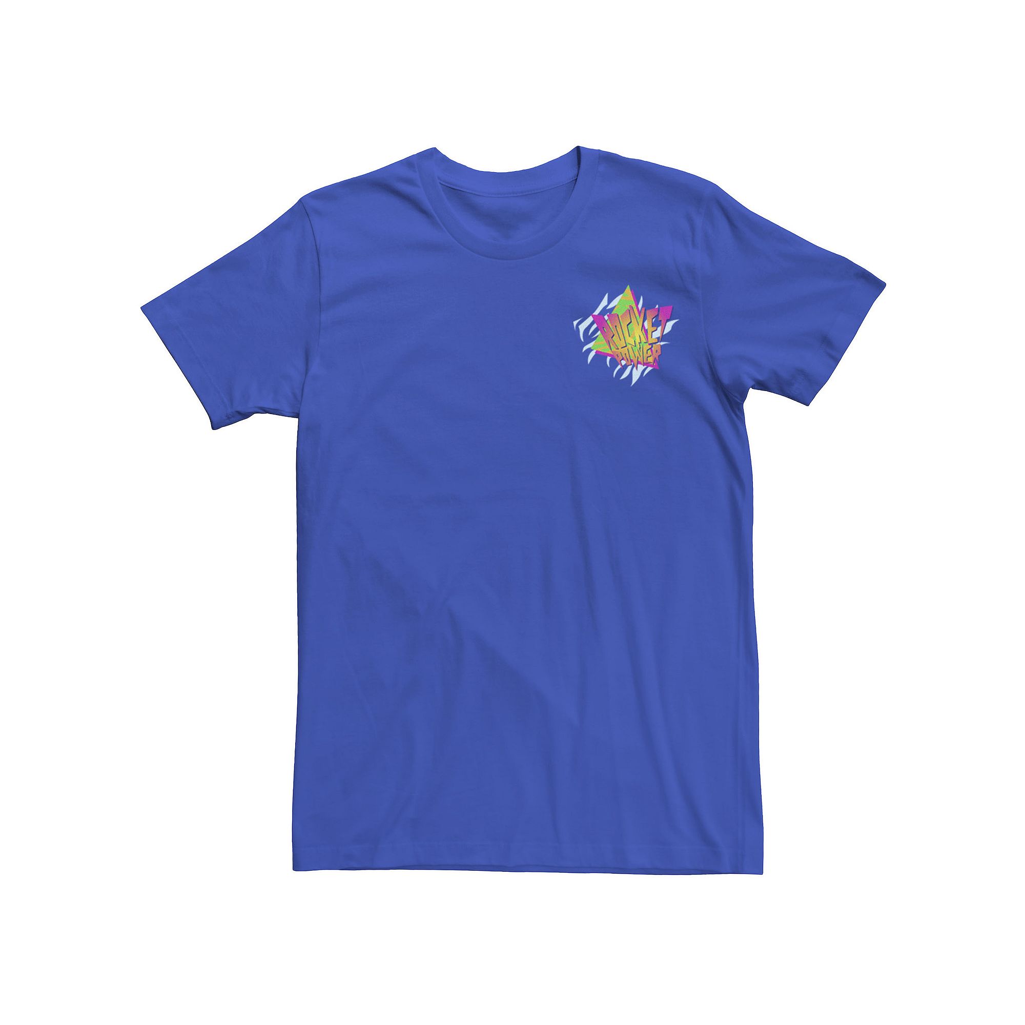 Mens Nickelodeon Rocket Power Retro Triangle Logo Graphic Tee, Size: Small