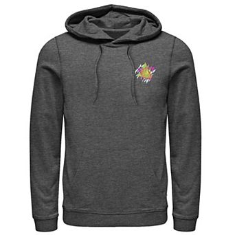 Men's Rocket Power Retro Triangle Logo Graphic Hoodie