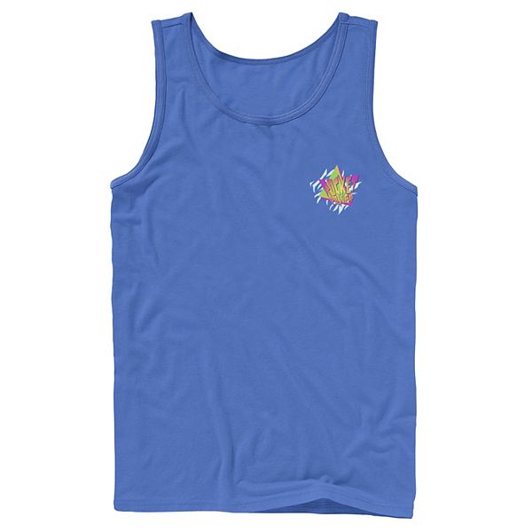 Men's Rocket Power Retro Triangle Logo Graphic Tank Top