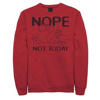 Men's Nickelodeon Ren And Stimpy Nope Not Today Sketch Fleece