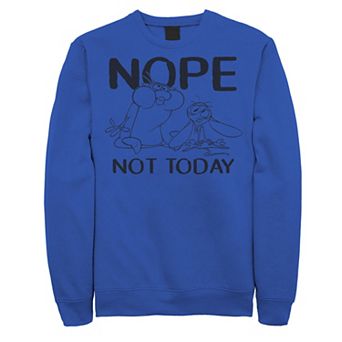 Men's Nickelodeon Ren And Stimpy Nope Not Today Sketch Fleece