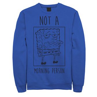 Men's Nickelodeon SpongeBob SquarePants Not A Morning Person Fleece